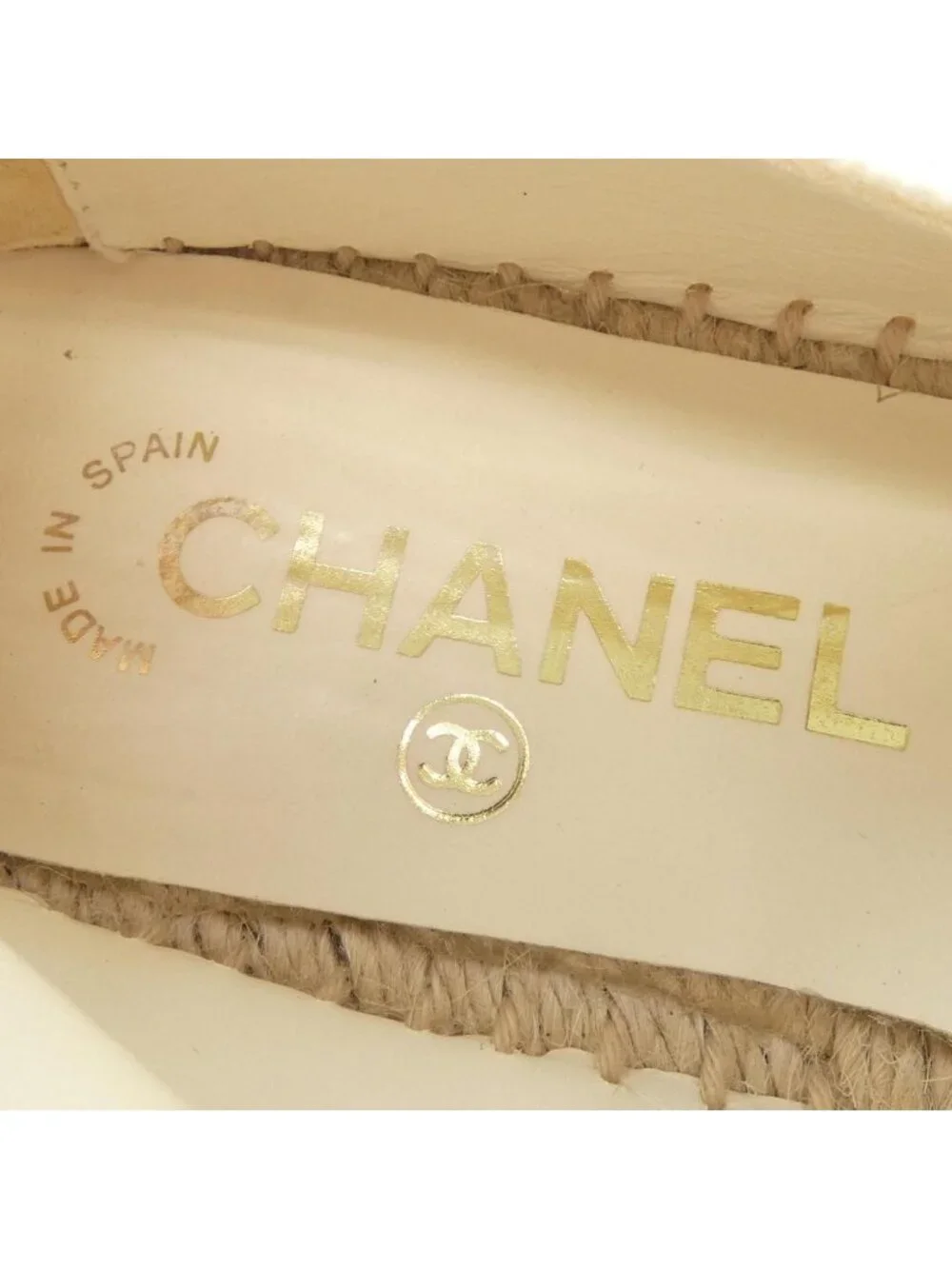 Chanel Espadrilles Shoes White